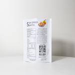 Sun Dried Santol Aluminum Foil Printed Bakery Bags Open Top Food Grade