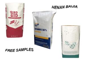 Wholesale Flexo Print Multiwall Kraft Paper Sack 1-3 Layers For Food Industry from china suppliers