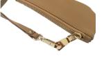 Brown PU Leather Glasses Pouch Case Sunglasses Zipper Soft Eyeglass Pouch