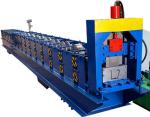 Rain Gutter Roll Forming Machine 15m / Min PPGI Square Steel