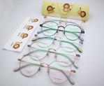 High Toughness Full Rim Kids' Bate Titanium Optical Glasses LF 2006