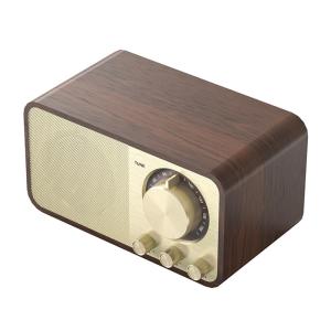 Wholesale Wooden Retro Classic Wireless Portable Speaker BT5.0 Super Bass Subwoofer from china suppliers