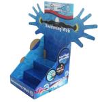 Fancy Corrugated Counter Displays , Cardboard Product Display Stands