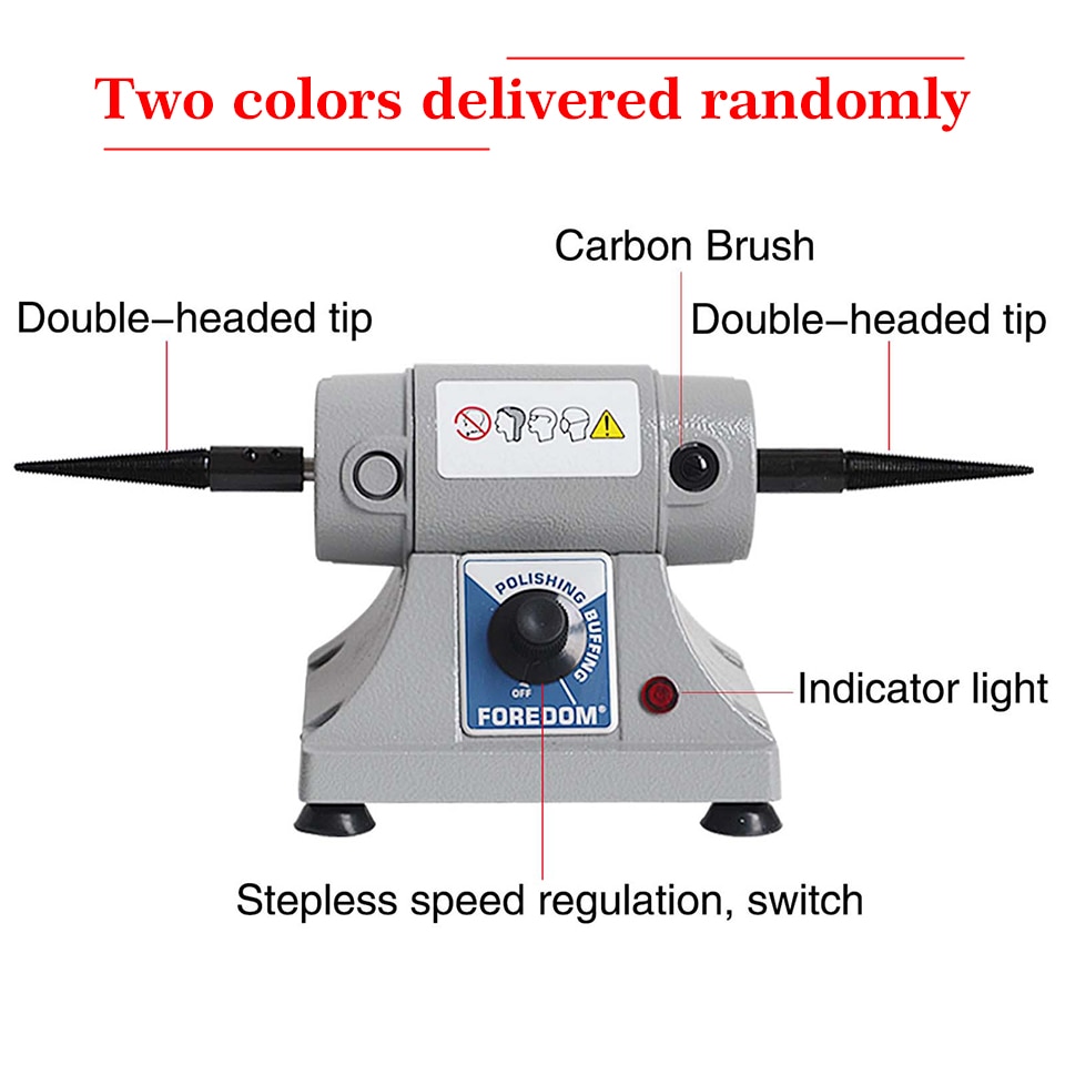 DM-3 Foredom Motor Jewelry Polishing Machine 180W Adjustable Speed