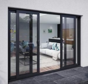 Wholesale Mesh 1/4&quot; Tempered Glass Interior Sliding Barn Doors from china suppliers