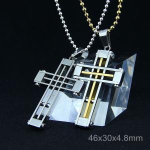 Wholesale Fashion Top Trendy Stainless Steel Cross Necklace Pendant LPC185 from china suppliers