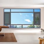 14 Sealing Layers Welded Broken Bridge Aluminum Casement Glass Windows Seamless