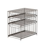 Multifunctional Stackable Metal Wire Storage Basket Kitchen Storage Basket