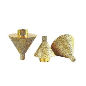 Wholesale Vacuum Brazed Diamond Chamfer Drill Bit Shank Type M14 M10 5/8-11 from china suppliers