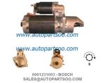 0001230006 0001230014 - BOSCH Starter Motor 12V 3KW 9T MOTORES DE ARRANQUE