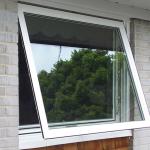 Heat Resistant Custom Aluminium Windows Aluminium Glass Awning Top Hung Window