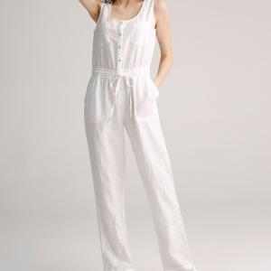 Wholesale Ladies Ivory Romper Womens Scoop Neck Sleeveless Jumpsuit XS~XXXL from china suppliers
