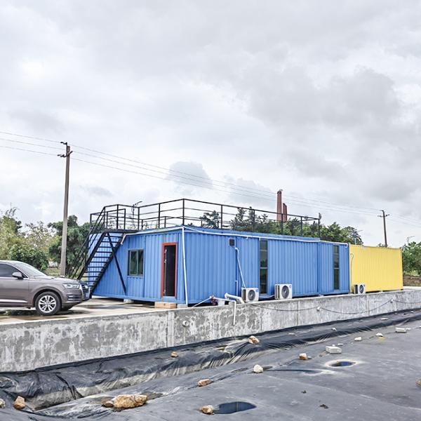 Portable Living Prefabricated Container House For Agriculture Farm In Customized Color