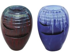 Wholesale Red Ceramic Fountain, Ceramic Pots GW8745 // Outdoor or Indoor used from china suppliers