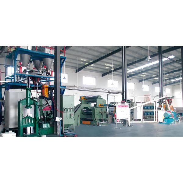 40rpm Mixing Speed 50L Falling Type Closed Rubber Banbury Mixer With PLC Control