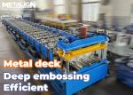 High Strength Concrete Bonding Metal Deck Roll Forming Machine 22Kw 15m/Min