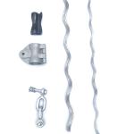 Outdoor Suspension Protection Strain Clamp for ADSS Fiber Optic Cable Tensioner