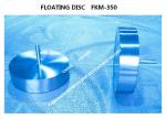 Floater For Air Vent Head material: Stainless Steel 316 Floating disc and Float