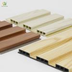 Spot Goods Sag Resistance Wpc Fluted Wall Panel Easy To Install Ventilated