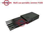 175MHz 16 Bands 16Watt 2.4GH Cell Phone Signal Disruptor