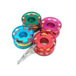 Circular 50m Scuba Diving Accessories Reel Line Aluminum Alloy Material