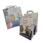 Open Mouth 6L 10L Kraft Paper Packaging Bags Empty Custom Printed