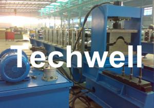 Wholesale 7.5 Kw Tile Roof Ridge Cap Roll Forming Machine With 0.3 - 0.7mm Material Thickness from china suppliers