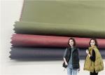 100% Nylon Embossing Lightweight Winter Jacket Fabric Water Repellent
