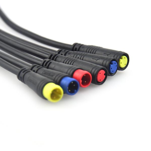 IP65 2 Pin Waterproof Connector Plug Electric Bicycle Male And Female Plug
