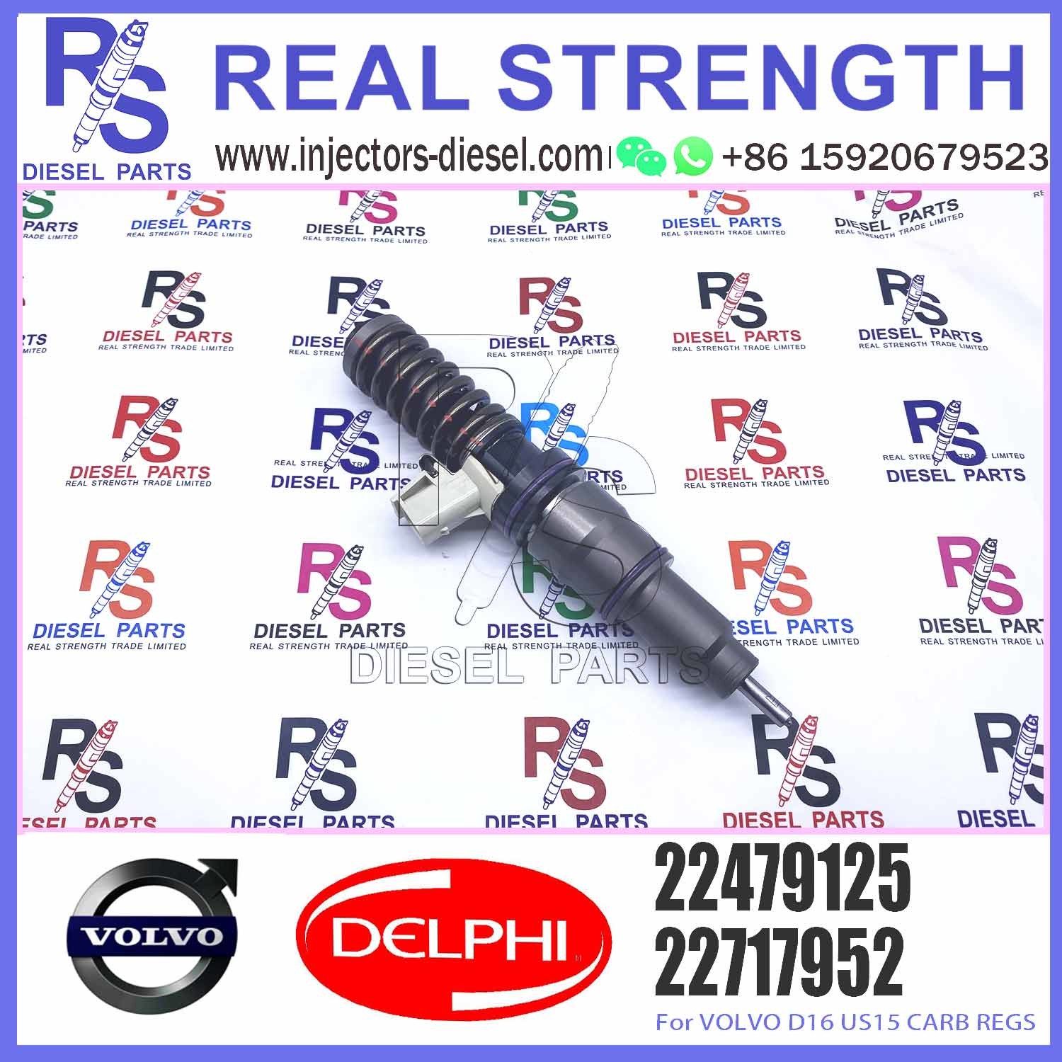 New Common Rail Diesel Fuel Injector 22717952 BEBE5L17001 22479125 for Engine Parts