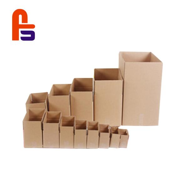 Non Toxic Custom Brown Paper Gift Boxes Screen Printing Kraft Paper Packaging