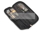 Eco Friendly 5 Pcs Bamboo Handle Makeup Brush Travel Kit With Natural Hair