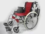 Premium Collapsible Aluminum Manual Wheelchair With Pneumatic Rear Wheel
