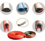Silicone EPDM PVC TPV Or TPE Car Rubber Seal Noise Insulation Anti Dust