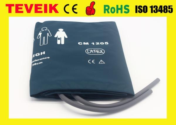 Adult double tube nylon material reusable blood pressure cuff,medical accessory