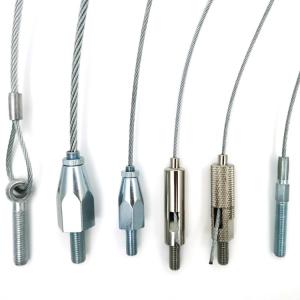 Wholesale Threaded Rod Mounting Systems Wire Suspension Hanging Kit Cable Lock Assembly from china suppliers