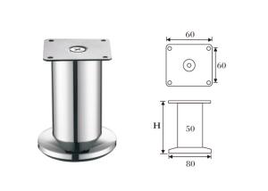 Wholesale Fashionable Style Modern Sofa Legs Chrome Plated Elegant Outlook Fine Craftwork from china suppliers