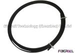 Single Fibers FTTH Drop Fiber Cable , Flat Ftth Fiber Optic Cable 4 Ribbon