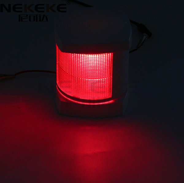 PC Material Left Right Marine Navigation Lights 3" 4" Sizes Dustproof Boat Nav Lights
