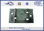 QT500-7 Steel Rail Base Plate , Metal Tie Plate For UIC DIN Standard Railway
