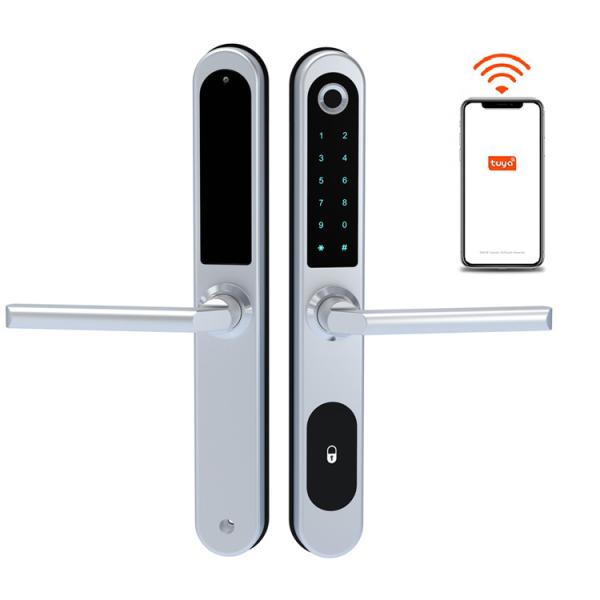 Keyless Digital WiFi Tuya APP Fingerprint Aluminum Door Lock