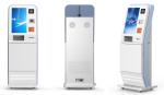 Hospital Self Service Kiosk With Medical RFID Card Reader Reports Printer