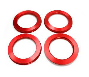 Wholesale High Performance Red Wheel Hub Centric Rings 108 To 78.1 Mm For Chevrolet GMC from china suppliers