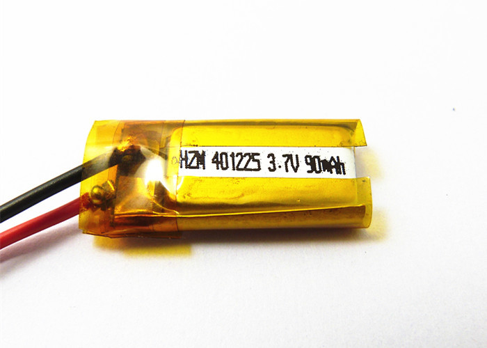 401235 3.7v 90mah Mini Lithium Polymer Battery For Cellular Phone Interphone