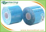 Muscle Support Kinesiology Tape For Back Pain , Physio Athletic Tape 5cmX5m Blue