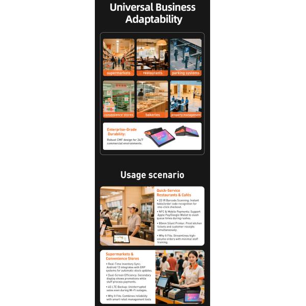 Capacities Ten-Point Touch Ultimate Desktop POS Terminals For B2B Transactions