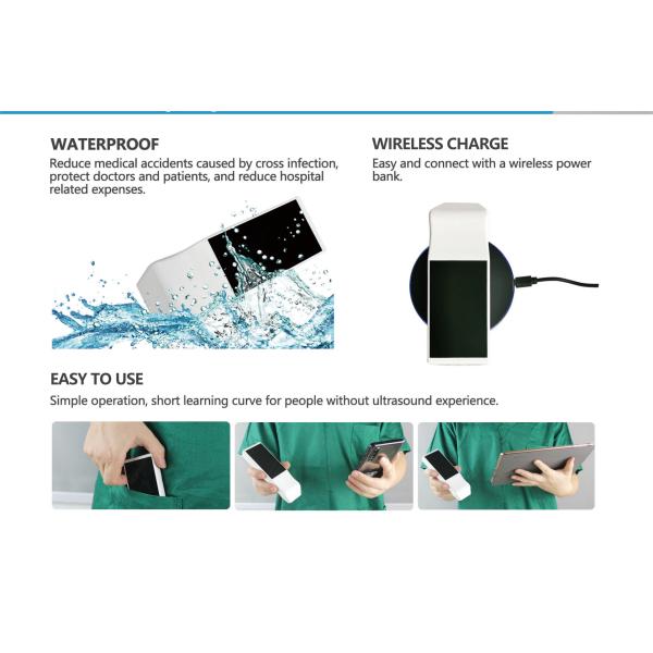 Wireless Linear Probe High Frequency Probe Special Tool for Visual Puncture Guidance Integrated Handheld Ultrasound Scanner