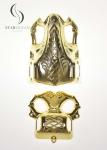 Wraped Coffin Decoration Corner 4# Gold Color Free Samples BV Approved