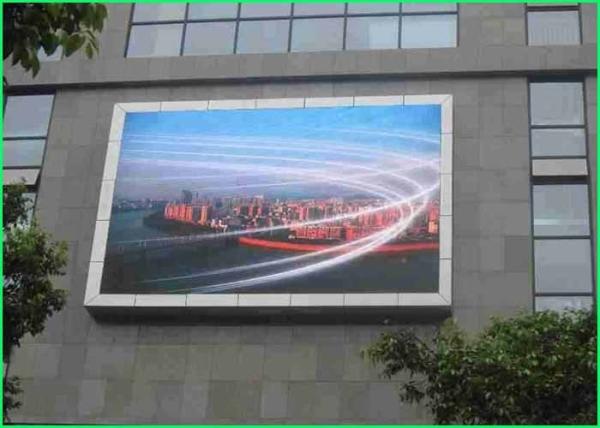 Customized Large Outdoor Led Display Screens , Outdoor Led Message Board For