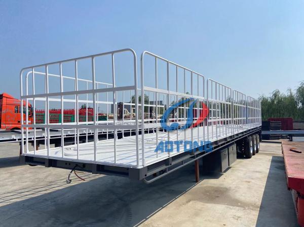 2x20ft Capacity Shipping Container Semi Trailer In Transportation Industry